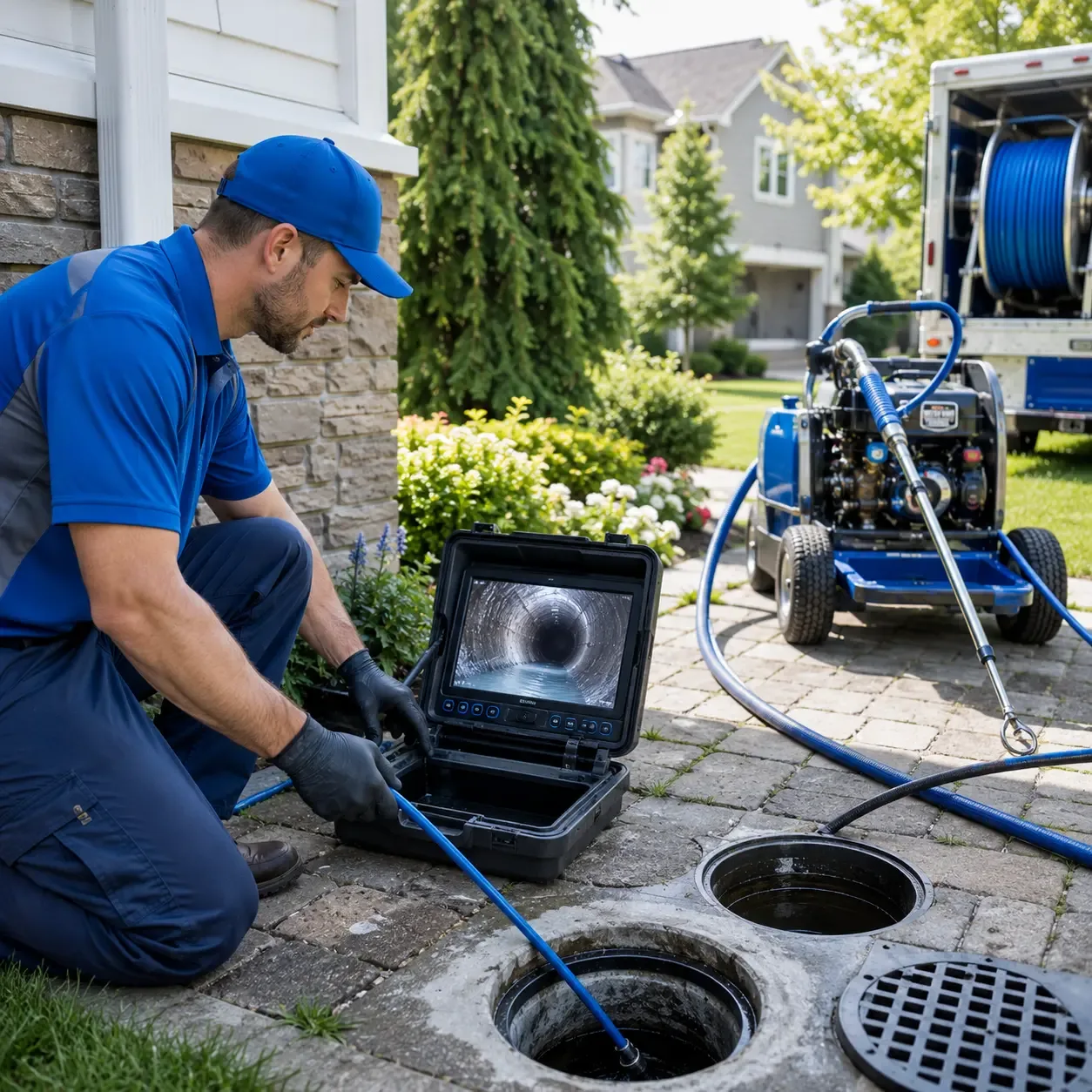 Outdoor drain cleaning professionals serving Durant, OK
